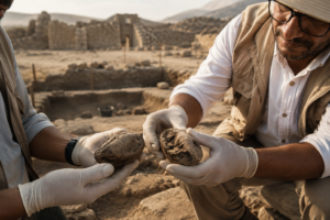 Археологическая находка 500-летнего картофеля чуньо инков в Перу