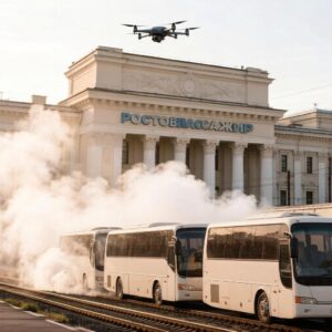 Атака БПЛА на Ростовпассажиртранс