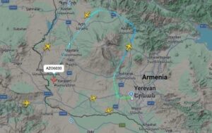 Superjet Ереван — Минеральные Воды подал сигнал бедствия в небе над Арменией